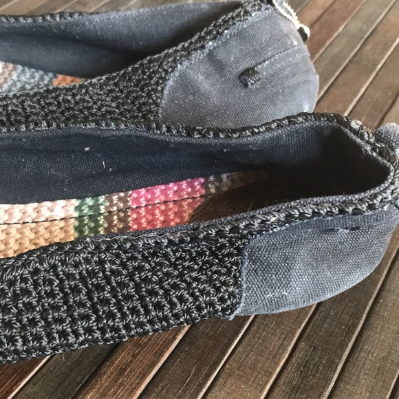 🚨B2G1 THE SAK Black Knit Crochet Loafers - Picture 2 of 6
